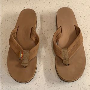 Rainbow flip flop sandal